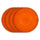 Εικόνα της Σετ Πιάτα Επιδόρπιου Lamart Happy Κεραμικά 19cm Orange 4τμχ LT9057