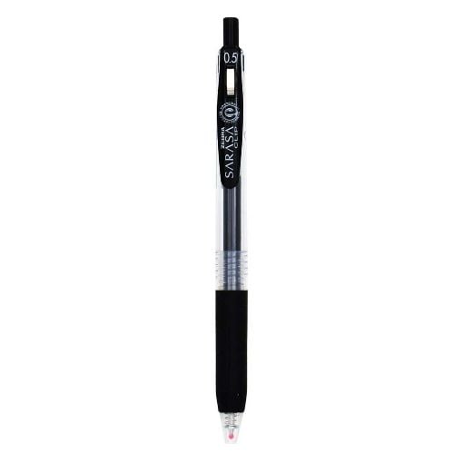 Εικόνα της Στυλό Zebra Sarasa Clip Retractable GelPen 0.5mm Black ZB-14311