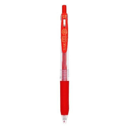 Εικόνα της Στυλό Zebra Sarasa Clip Retractable GelPen 0.7mm Red ZB-14323