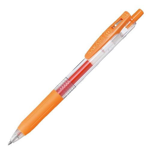 Εικόνα της Στυλό Zebra Sarasa Clip Retractable GelPen 0.7mm Orange ZB-14329