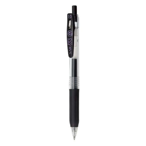 Εικόνα της Στυλό Zebra Sarasa Clip Retractable GelPen 1.0mm Black ZB-14331