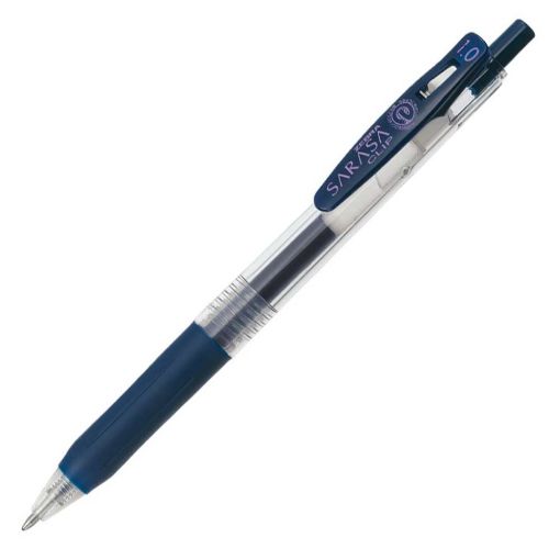 Εικόνα της Στυλό Zebra Sarasa Clip Retractable GelPen 1.0mm Blue Black ZB-14334