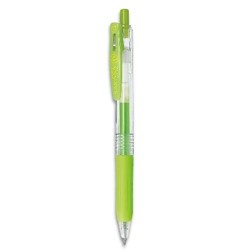 Εικόνα της Στυλό Zebra Sarasa Clip Retractable GelPen 1.0mm Light Green ZB-14339
