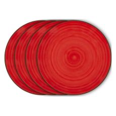 Εικόνα της Σετ Πιάτα Επιδόρπιου Lamart Happy Κεραμικά 19cm Red 4τμχ LT9059