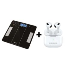 Εικόνα της Ζυγαριά Σώματος Sencor Bluetooth SBS 8000BK + Δώρο True Wireless Earbuds Riversong Air Mini Lite Bluetooth White EA150W