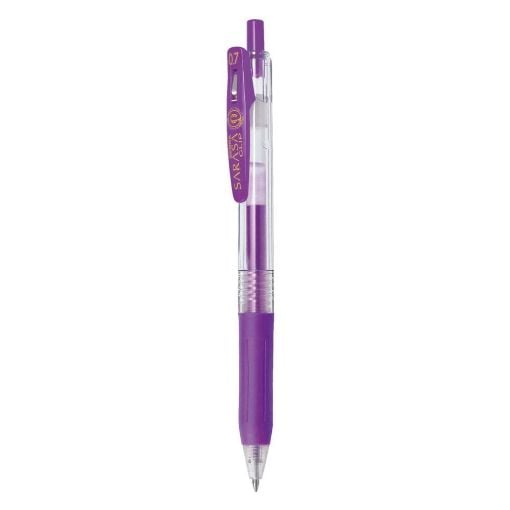 Εικόνα της Στυλό Zebra Sarasa Clip Retractable GelPen 0.7mm Violet ZB-35148