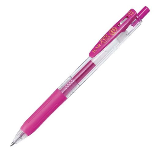 Εικόνα της Στυλό Zebra Sarasa Clip Retractable GelPen 0.7mm Magenta ZB-35147