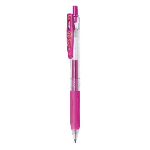 Εικόνα της Στυλό Zebra Sarasa Clip Retractable GelPen 0.7mm Magenta ZB-35147