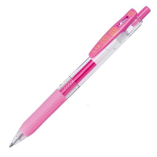 Εικόνα της Στυλό Zebra Sarasa Clip Retractable GelPen 0.7mm Light Pink ZB-35147