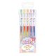 Εικόνα της Σετ Στυλό Zebra Sarasa Clip GelPen Marble Colors 0.5mm 5 τμχ ZB-16920