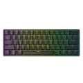 Εικόνα της Πληκτρολόγιο HK Gaming GK61 RGB Gateron Mechanical Brown Switch (US) Black