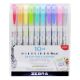 Εικόνα της Σετ Μαρκαδόρων Zebra Midliner Double-Ended Brush Soft-Mild Colors 10 τμχ ZB-79101