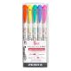 Εικόνα της Σετ Μαρκαδόρων Zebra Midliner Double-Ended Brush Refresh Mild Colors 5 τμχ ZB-79405