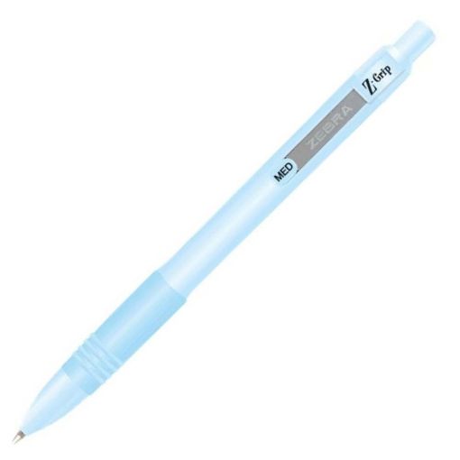 Εικόνα της Στυλό Zebra Z-Grip Pastels Retractable Ballpoint Blue Ink 1.0mm Blue ZB-91802