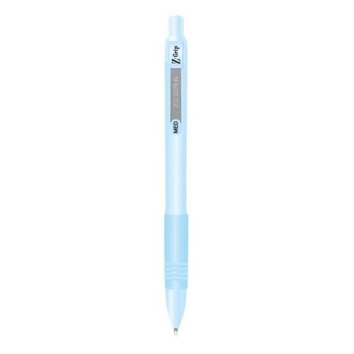 Εικόνα της Στυλό Zebra Z-Grip Pastels Retractable Ballpoint Blue Ink 1.0mm Blue ZB-91802