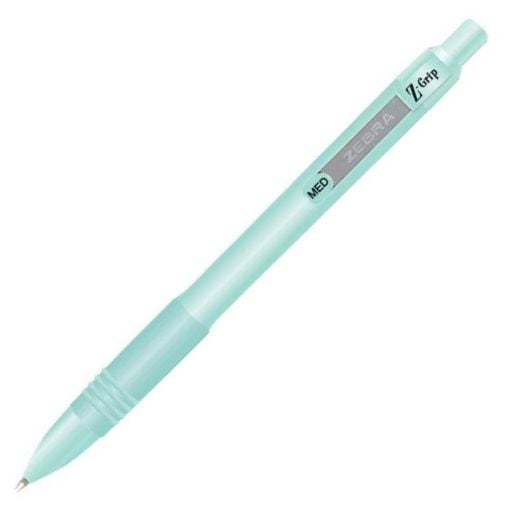 Εικόνα της Στυλό Zebra Z-Grip Pastels Retractable Ballpoint Blue Ink 1.0mm Green ZB-91804