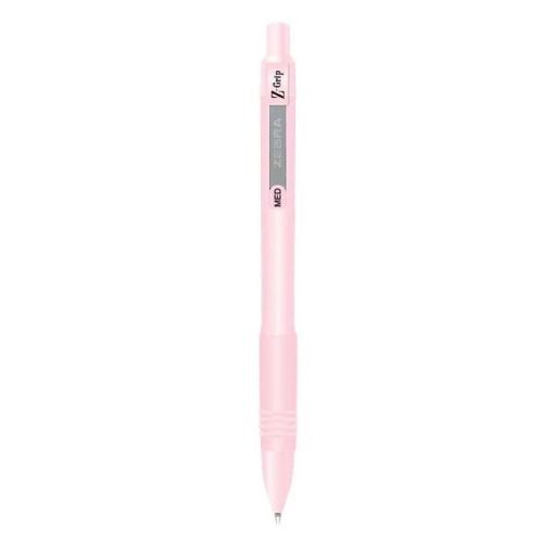 Εικόνα της Στυλό Zebra Z-Grip Pastels Retractable Ballpoint Blue Ink 1.0mm Pink ZB-91807