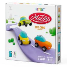 Εικόνα της Hey Clay Motors - Eco Cars Set, 6 Cans 60901