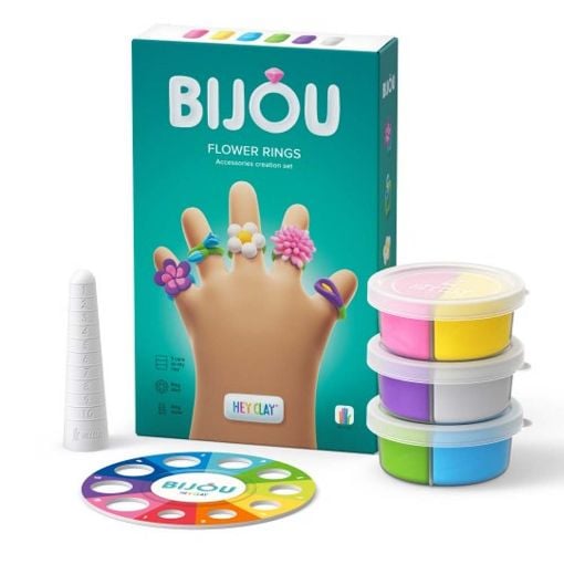 Εικόνα της Hey Clay Bijou - Flower Rings, 3 Cans 30119