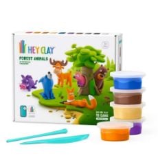 Εικόνα της Hey Clay - Forest Animals Colorful Set, 15 Cans (12 Colors) 15022