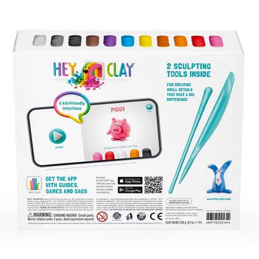 Εικόνα της Hey Clay - Animals Colorful Set, 15 Cans (11 Colors) 15012