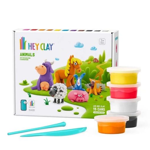 Εικόνα της Hey Clay - Animals Colorful Set, 15 Cans (11 Colors) 15012