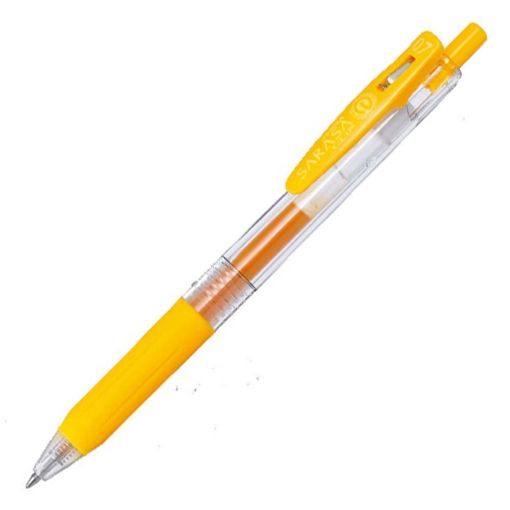 Εικόνα της Στυλό Zebra Sarasa Clip Retractable GelPen 0.7mm Yellow ZB-35149