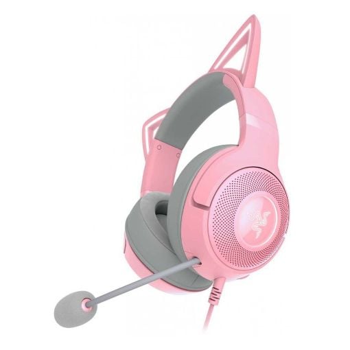 Εικόνα της Headset Razer Kraken Kitty v2 Quartz RZ04-04730200-R3M1