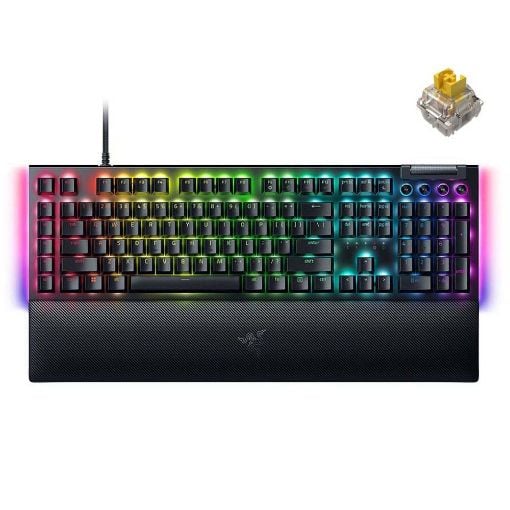 Εικόνα της Πληκτρολόγιο Razer BlackWidow V4 Yellow Switches (US) RZ03-04691800-R3M1