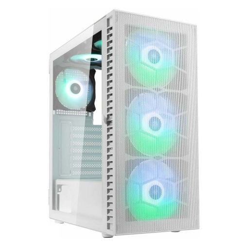 Εικόνα της Kolink Observatory HF Mesh ARGB Tempered Glass White PGW-CH-KOL-112