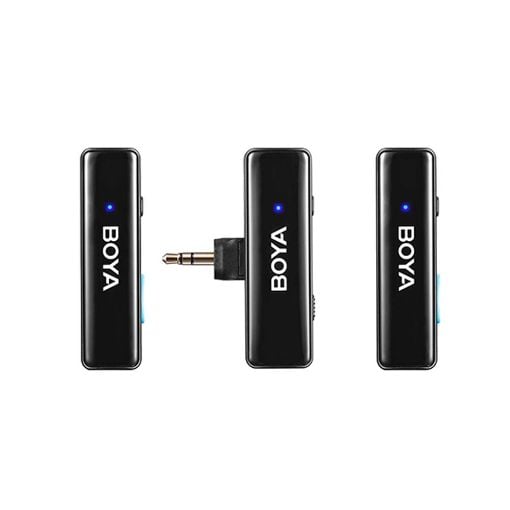 Εικόνα της Boya Boyalink Ασύρματο Μικρόφωνο Πέτου 3.5mm, Lightning, USB-C - Mαύρο