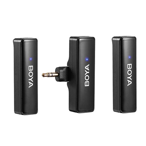 Εικόνα της Boya Boyalink Ασύρματο Μικρόφωνο Πέτου 3.5mm, Lightning, USB-C - Mαύρο