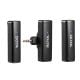 Εικόνα της Boya Boyalink Ασύρματο Μικρόφωνο Πέτου 3.5mm, Lightning, USB-C - Mαύρο