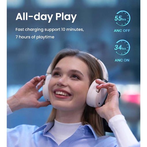 Εικόνα της Headset Edifier WH950NB ANC Bluetooth Ivory
