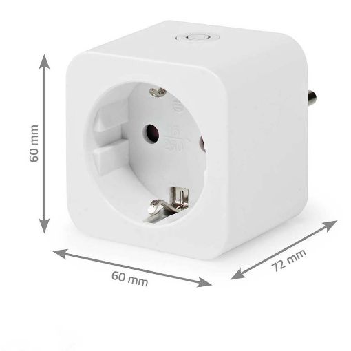 Εικόνα της Nedis SmartLife Smart Plug 3680W White 3pcs WIFIP121FWT3