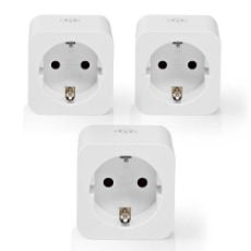 Εικόνα της Nedis SmartLife Smart Plug 3680W White 3pcs WIFIP121FWT3