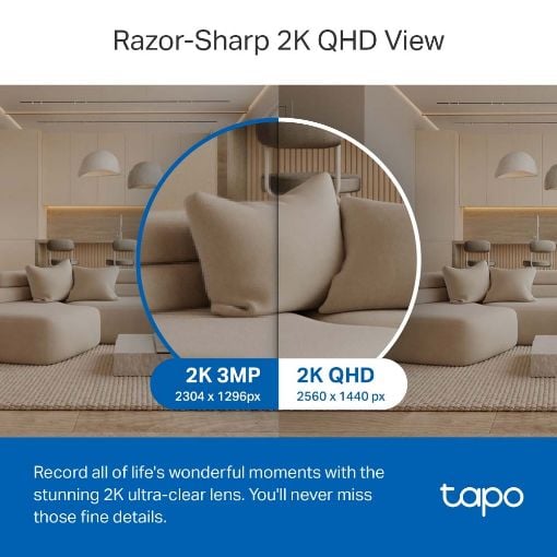Εικόνα της Home Security Wi-Fi AI Camera Tp-Link Tapo C220 Pan/Tilt 2K
