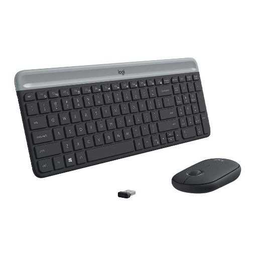 Εικόνα της Πληκτρολόγιο-Ποντίκι Logitech MK470 Wireless Graphite US 920-009204