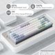 Εικόνα της Πληκτρολόγιο Redragon K631WG 65% Outemu Red Switches White/Grey