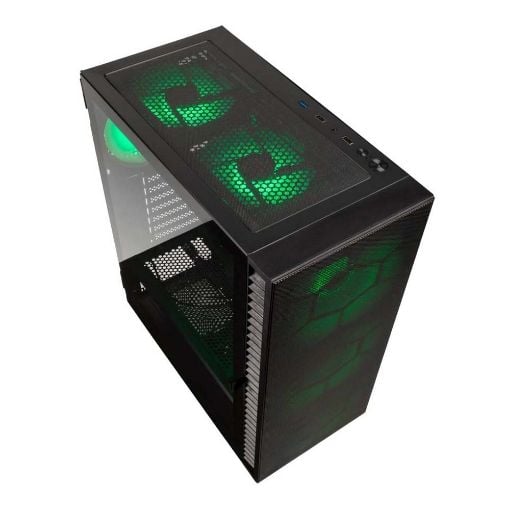 Εικόνα της Kolink Observatory HF Mesh ARGB Tempered Glass Black PGW-CH-KOL-110