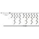 Εικόνα της Λαμπάκια Κουρτίνα 123LED Extra Warm White & Warm White 240LEDs 9.7m