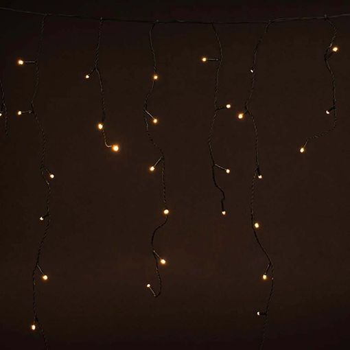 Εικόνα της Λαμπάκια Κουρτίνα 123LED Extra Warm White & Warm White 240LEDs 9.7m