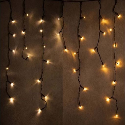 Εικόνα της Λαμπάκια Κουρτίνα 123LED Extra Warm White & Warm White 240LEDs 9.7m