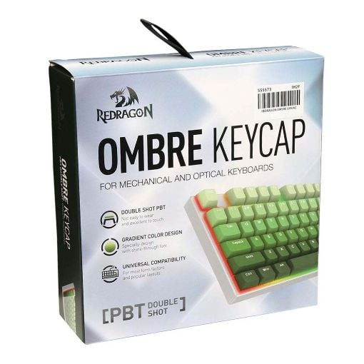 Εικόνα της Redragon A140 PBT Keycaps Ombre Green (US)
