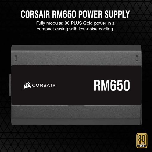 Εικόνα της Τροφοδοτικό Corsair RM650 650W Full Modular 80 Plus Gold CP-9020280-EU