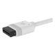 Εικόνα της Cables Corsair iCUE LINK Straight/Slim 90° Connectors 2 x 200mm White CL-9011131-WW