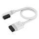 Εικόνα της Cables Corsair iCUE LINK Straight/Slim 90° Connectors 2 x 200mm White CL-9011131-WW
