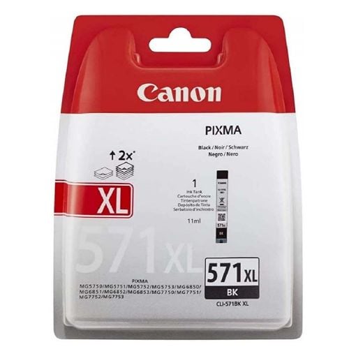 Εικόνα της Μελάνι Canon CLI-571BK XL Black 0331C004 (Plastic Box)