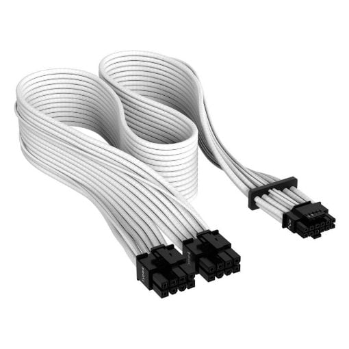 Εικόνα της Corsair Premium Sleeved ATX 24-Pin Cable Type-5 Gen5 White CP-8920296