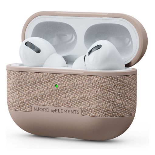 Εικόνα της Θήκη Njord by Elements Fabric for Airpods Pro 1/2 Pink Sand